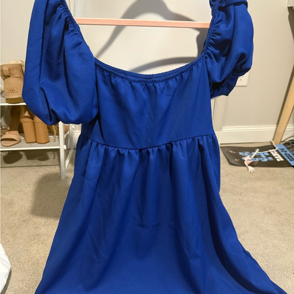 Amazon Women's Mini Dress - Royal Blue